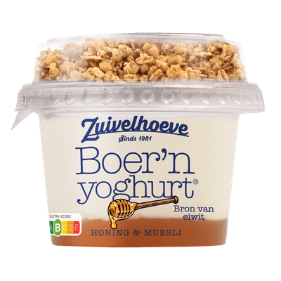 Zuivelhoeve Boern yoghurt muesli-honing