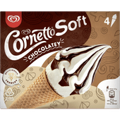 Ola Cornetto soft chocolate 4 stuks