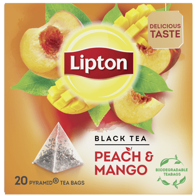 Lipton Vruchtenthee peach & mango 20 zk.