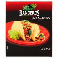 Banderos Tacoschelpen 12 stuks