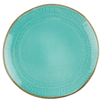 Ontbijtbord 22cm turquoise crete