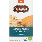 Celestial Bio kruidenthee ginger turmeric 20 zk.