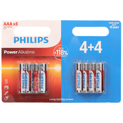 Philips Alkaline batterijen AAA