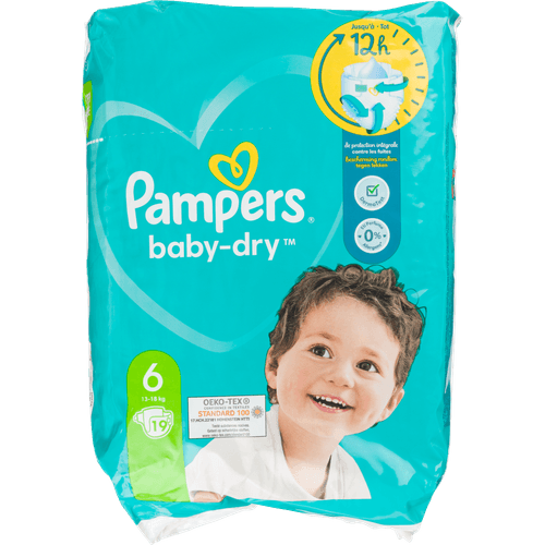 Pampers Baby dry luiers extra large maat