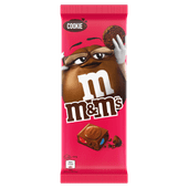 M&M's Chocoladereep cookie melk