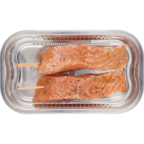 Foto van Hoogland Bbq zalmspies 2 stuks op witte achtergrond