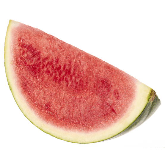 Foto van 1 de Beste Watermeloen part op witte achtergrond