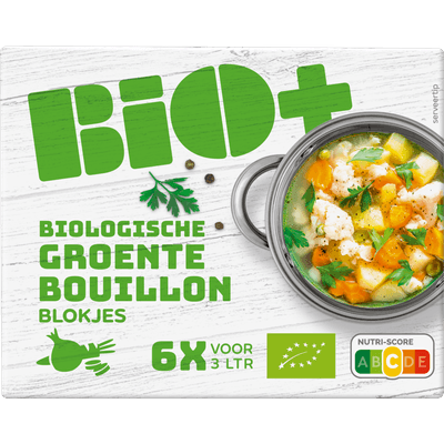 Bio+ Bouillonblokjes groente
