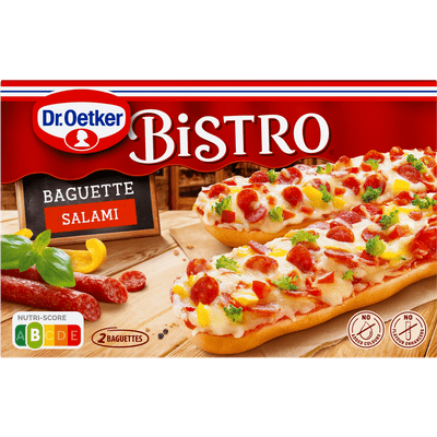 Dr. Oetker Bistro baguette salami 2 stuks