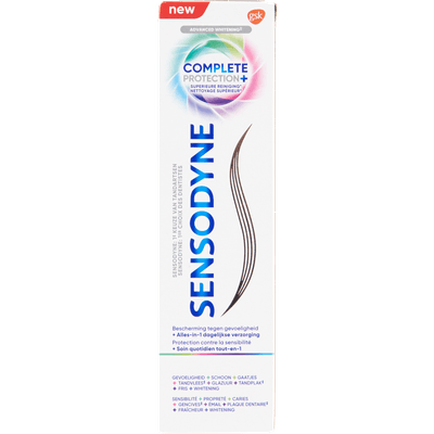 Sensodyne Tandpasta complete protection whitening