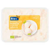 Bio+ Roomijs vanillesmaak