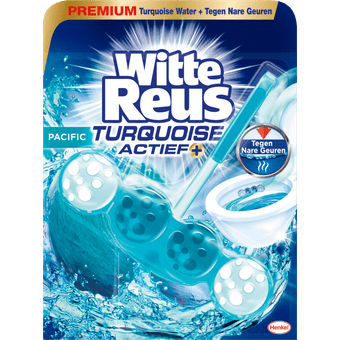 Witte Reus Toiletblok Turquoise actief pacific 