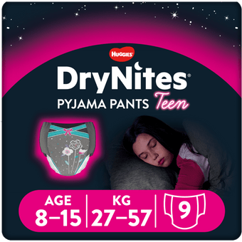 Huggies Luierbroekje DryNites girl 8-15 jaar