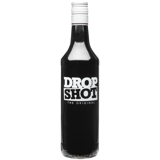 Foto van Dropshot Likeur op witte achtergrond