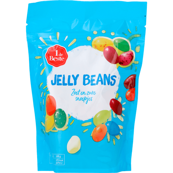 Foto van 1 de Beste Jelly beans op witte achtergrond