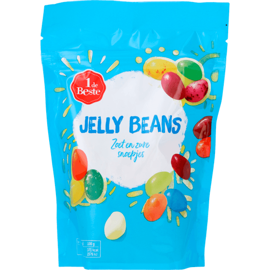 Foto van 1 de Beste Jelly beans op witte achtergrond