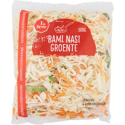 1 de Beste Bami nasi groente voordeel verpakking