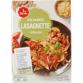 1 de Beste Italiaanse lasagnette volkoren