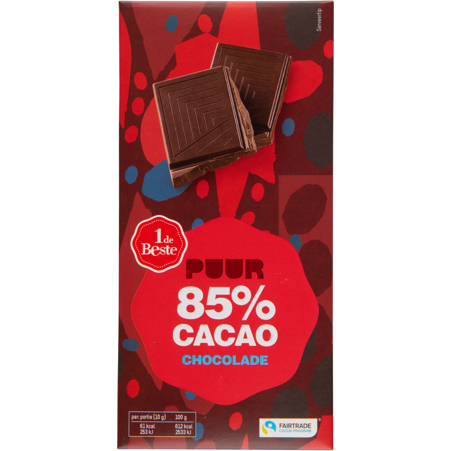 1 De Beste Chocoladereep Puur 85 Cacao