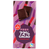 1 de Beste Chocoladereep puur 72%
