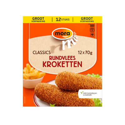 Mora Rundvlees kroketten 12 stuks