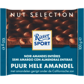 Ritter Sport Chocoladereep puur hele amandel