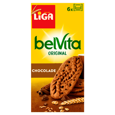Liga Belvita chocolade 6 x 4 stuks