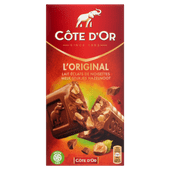 Côte d'Or Chocoladereep melk met stukjes hazelnoot