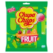 Chupa Chups Fruit Lollies Uitdeel Snoep Zak 16 stuks