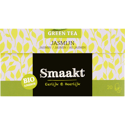 Smaakt Groene thee biologisch jasmijn