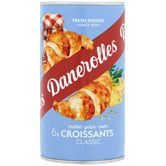 Foto van Danerolles Croissants 6 stuks op witte achtergrond