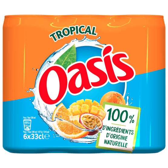 Foto van Oasis Tropical op witte achtergrond