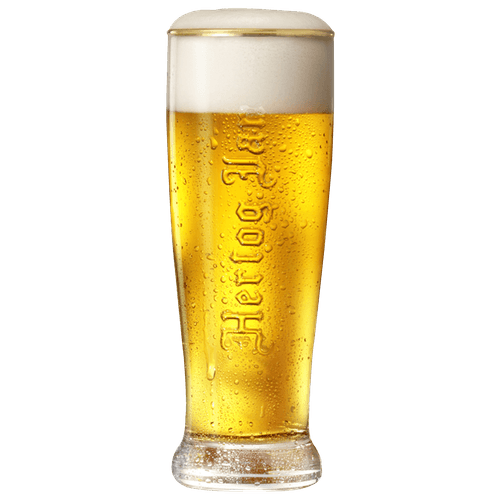 Foto van Hertog Jan Pilsener alcoholvrij op witte achtergrond