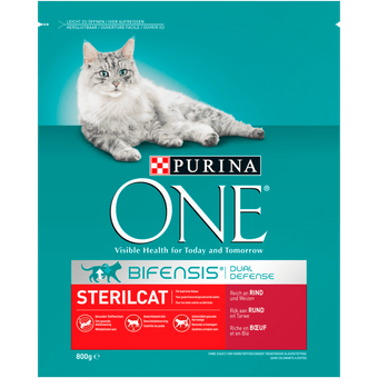 Purina One Kattenvoer sterilcat rund & tarwe