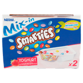 Nestlé Smarties yoghurt aardbei 2 stuks