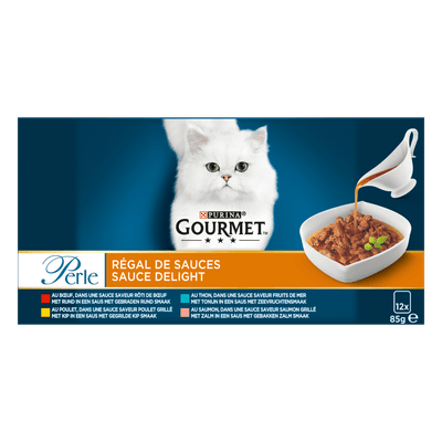 Gourmet Kattenvoer perle sauce delight