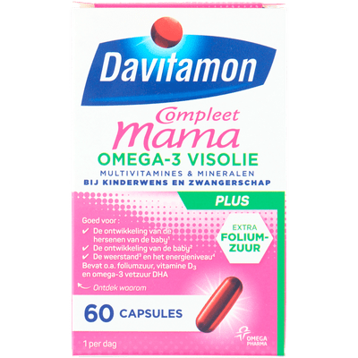 Davitamon Mama compleet visolie capsules multivitaminen & mineralen