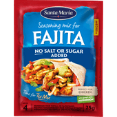 Santa Maria Fajita mix geen zout & suiker