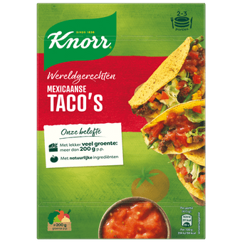 Knorr Wereldgerecht mexiaanse tacos