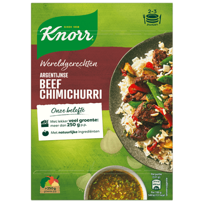 Knorr Wereldgerecht argent beef chimichurri