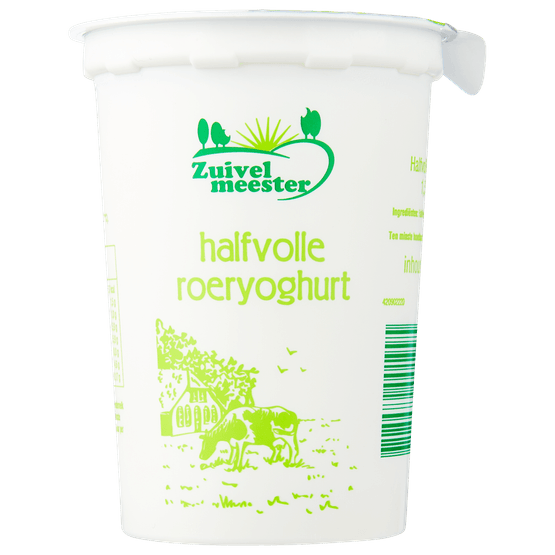 Foto van Zuivelmeester Roeryoghurt op witte achtergrond