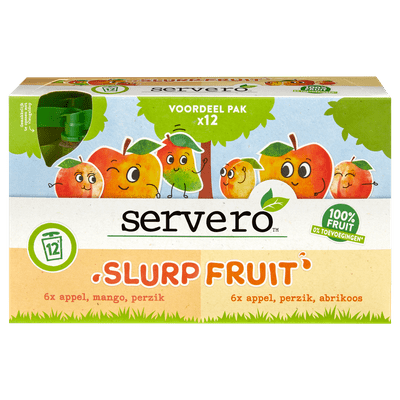 Servero Slurpfruit 100% fruit familypack
