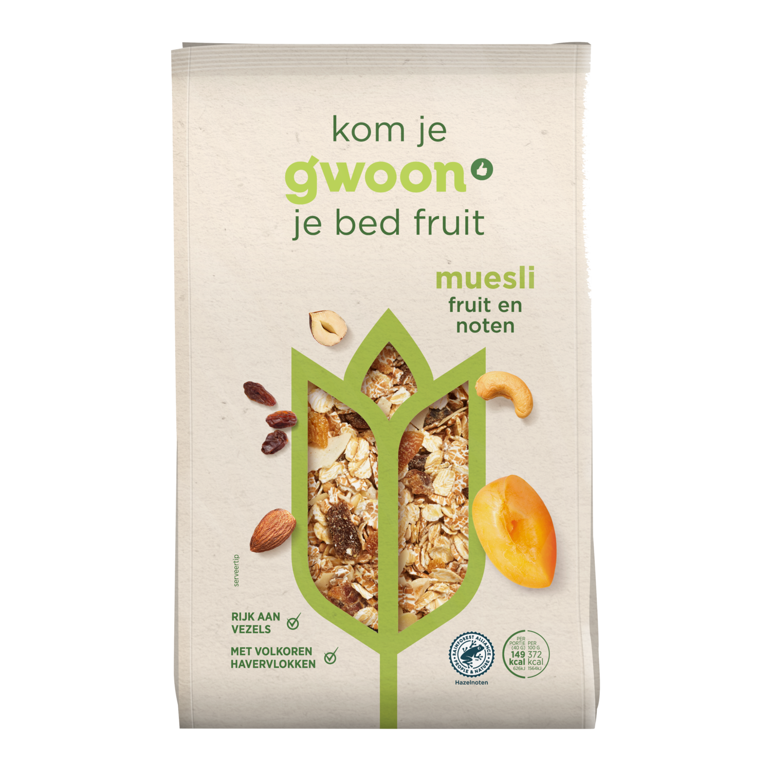 G'woon Muesli fruit en noten DekaMarkt