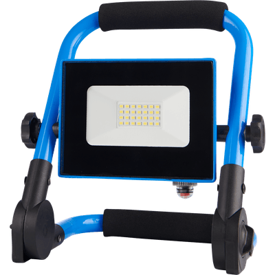 Led bouwlamp met oplaadbare accu
