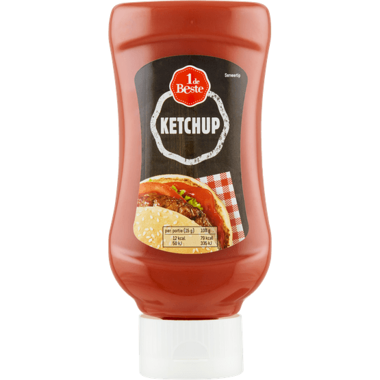 Foto van 1 de Beste Tomatenketchup op witte achtergrond