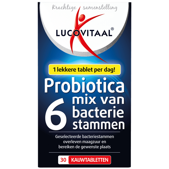 Foto van Lucovitaal Probiotica op witte achtergrond