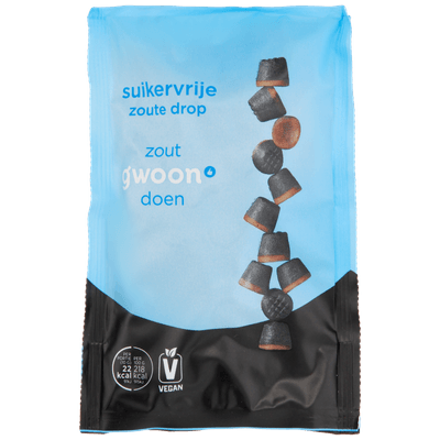 G'woon Zoute drop suikervrij
