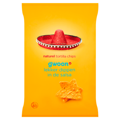 G'woon Tortilla chips naturel