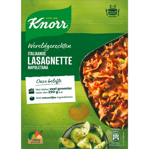 Knorr Wereldgerecht lasagne napoletana