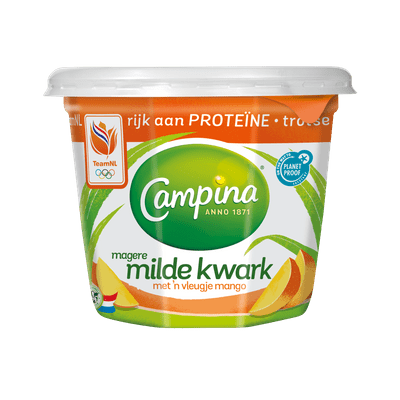 Campina Kwark mager mango